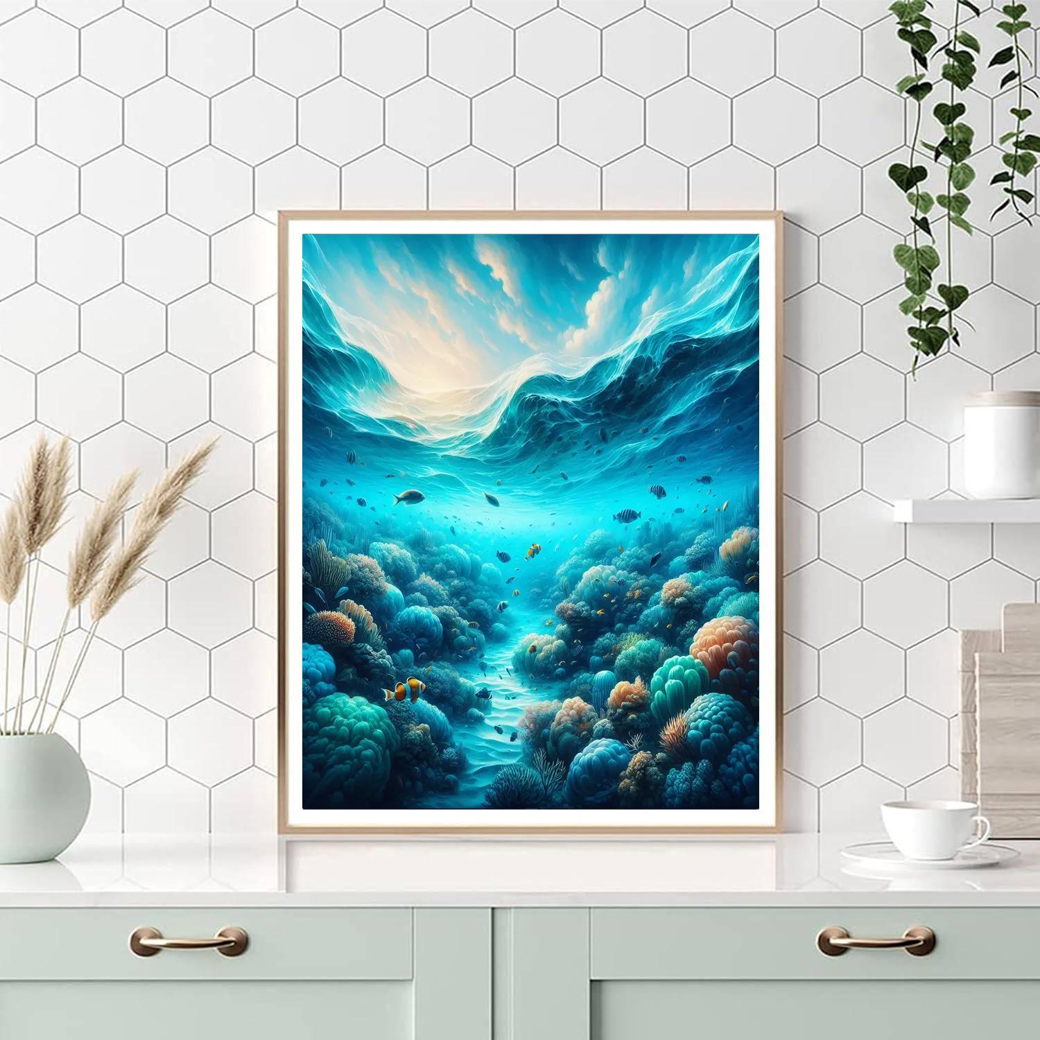 Ocean's Serenade Painting By Numbers Kit