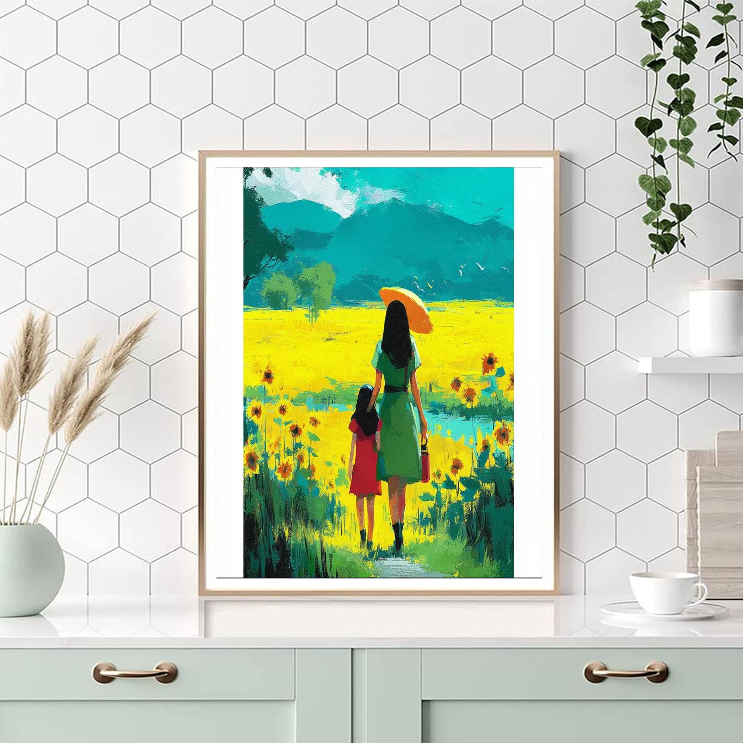 Endless Fields Of Motherly Love DIY Paint By Numbers