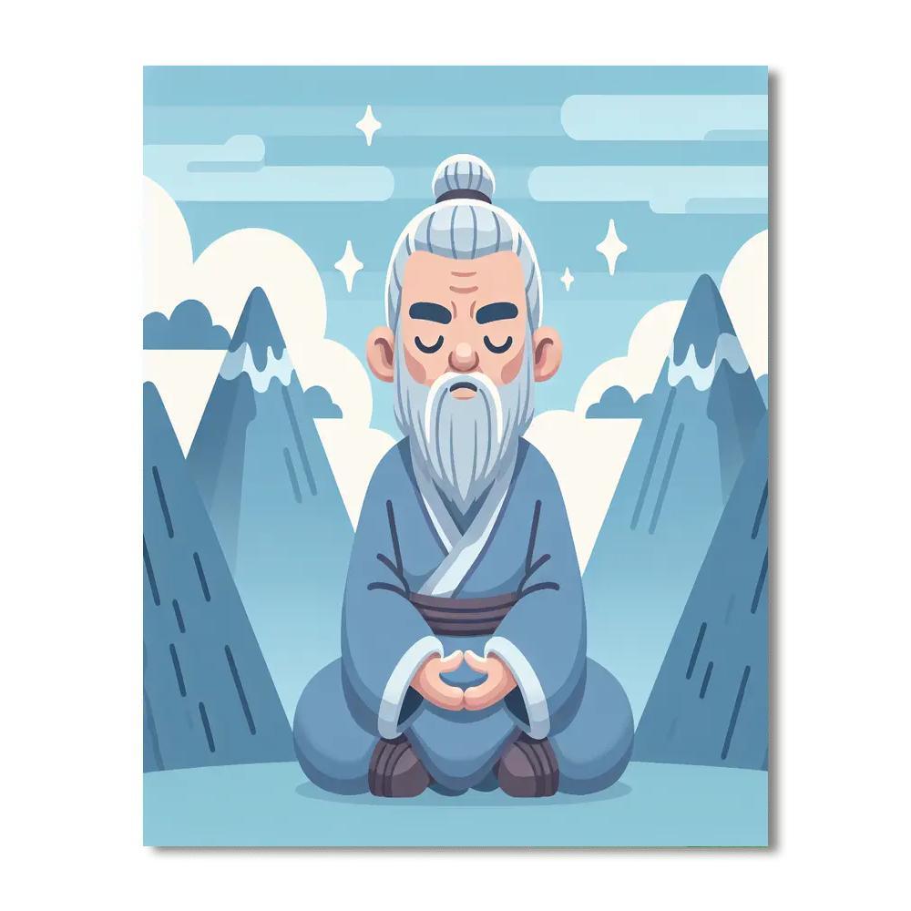 Mystic Mountain Meditation Paint By Numbers Kits