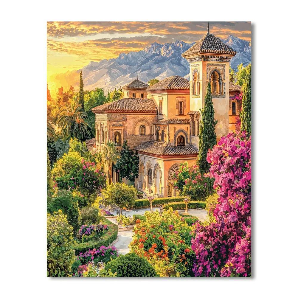 Granada - Spain Numbered Painting Kits