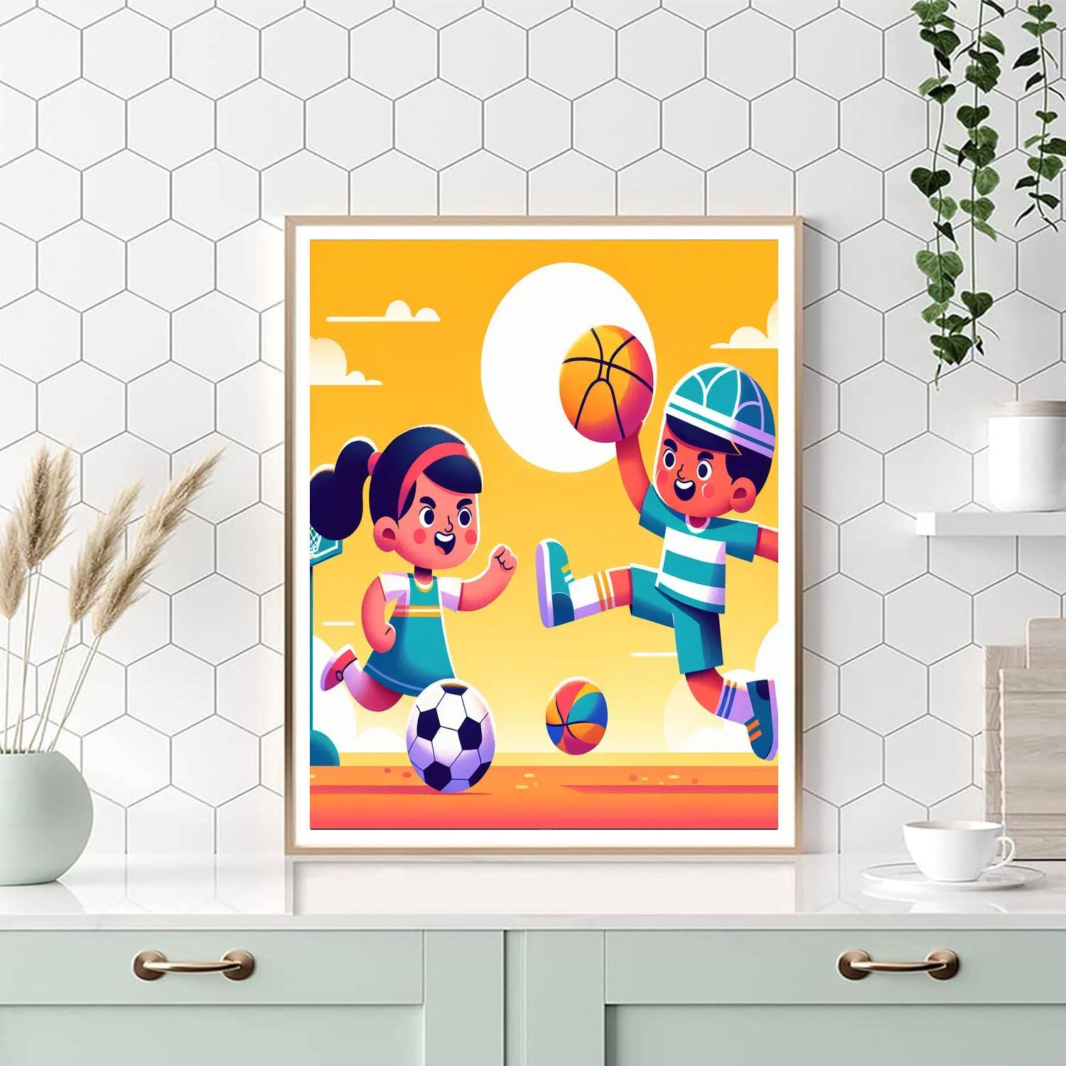 Sports Day Fun Paint By Color