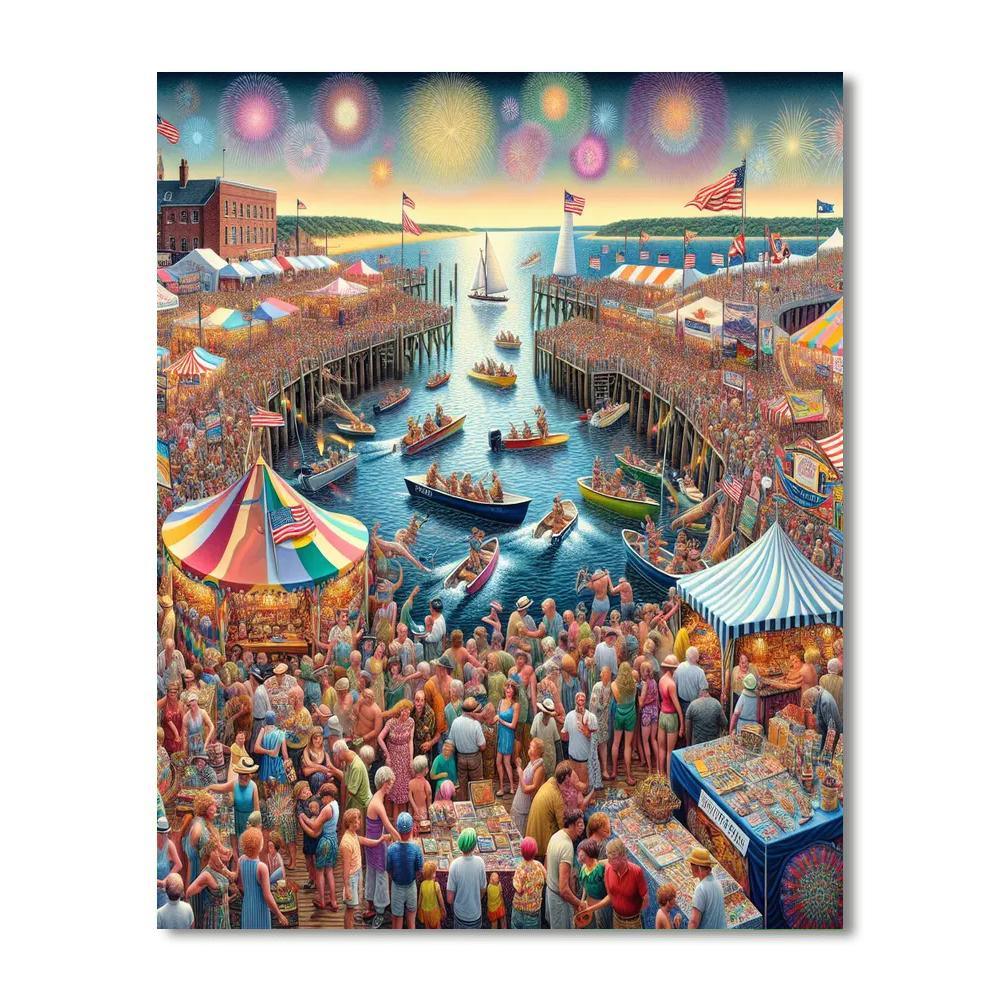 Harbourfest - Norfolk, Usa Paint By Numbers Art