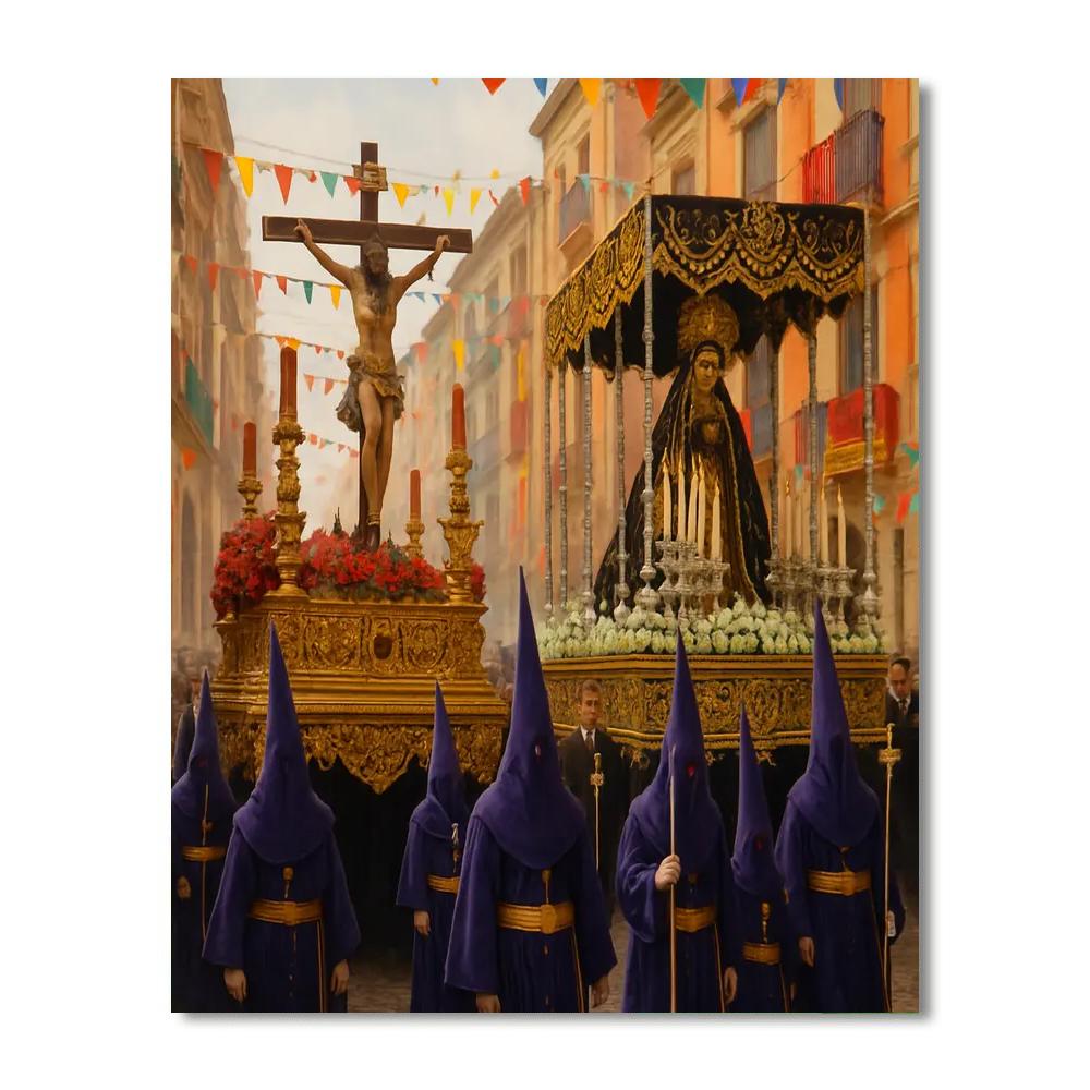 La Semana Santa - Spain Paint By Numbers Kits