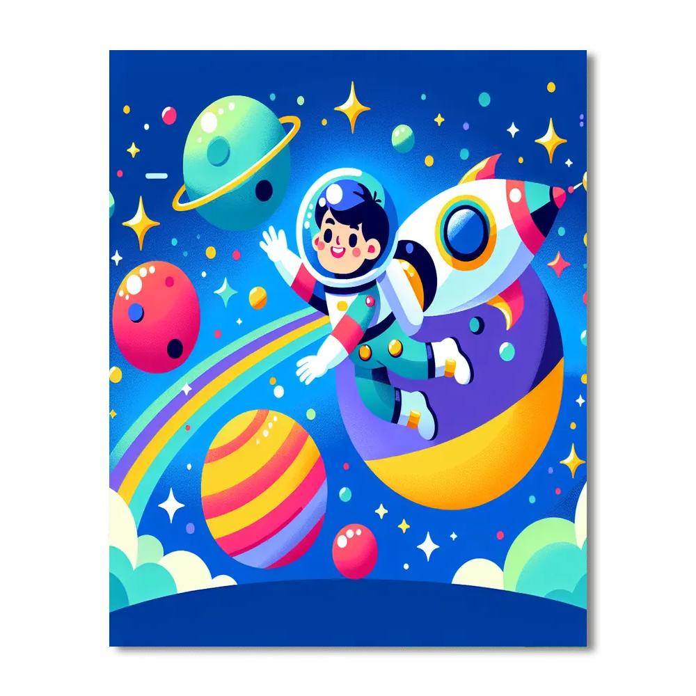 Explore The Solar System Paint By Color