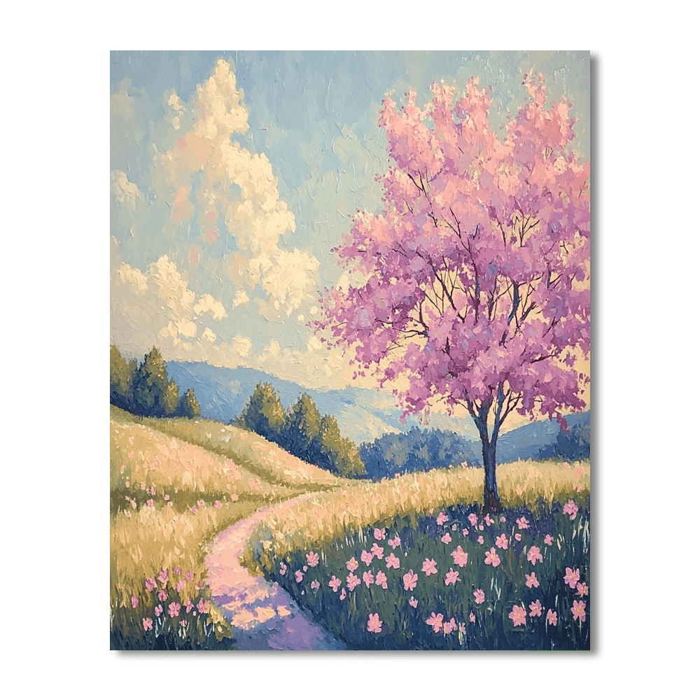Camille Pissarro Inspired Nature's Awakening  Paint By Numbers