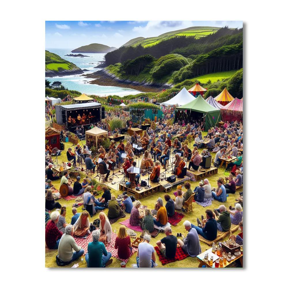 Port Fairy Folk Festival - Port Fairy, Australia Painting Number Kit