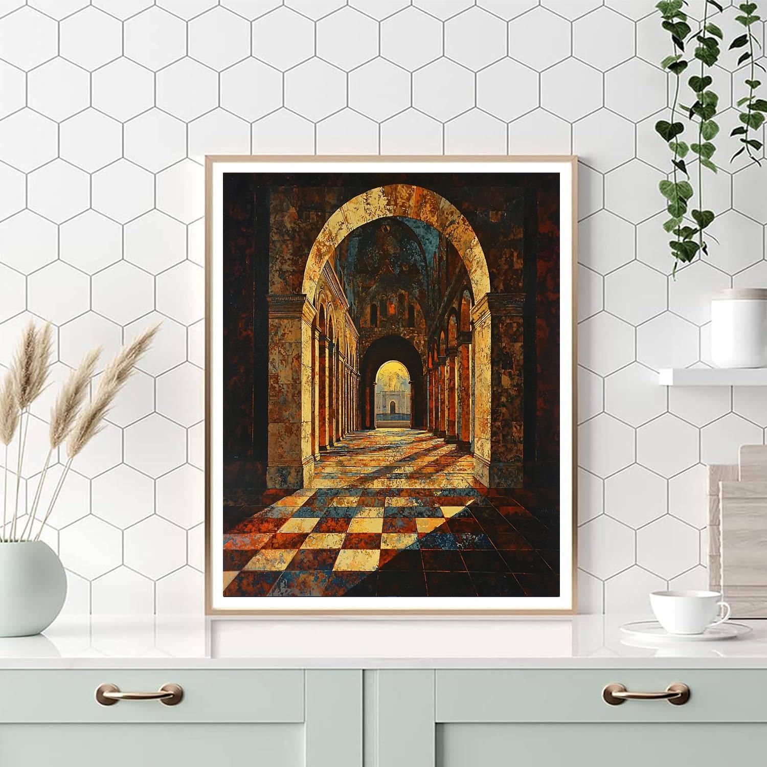 Caravaggio Inspired Threads Of Infinity  DIY Paint By Numbers