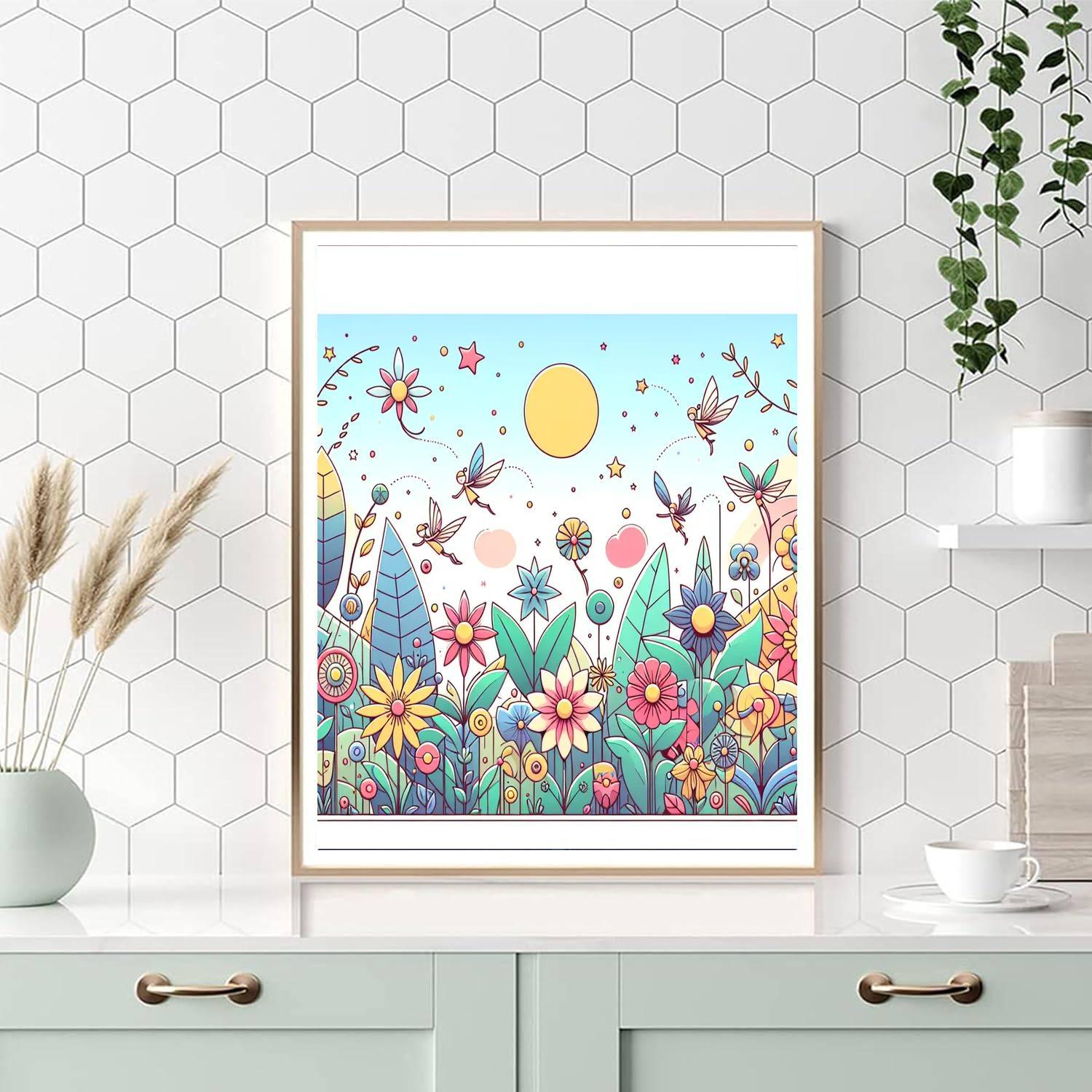 Garden Fairyland Paint By Number