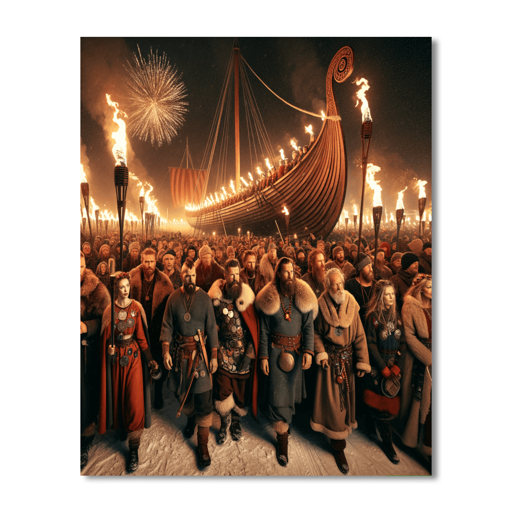 Up Helly Aa - Scotland Paint By Number