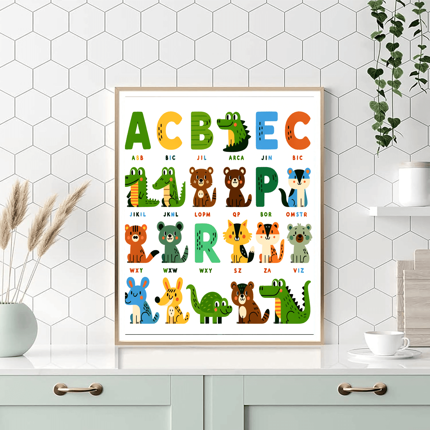 Animal Alphabet Adventure Paint By Color