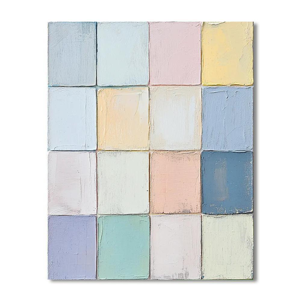 Agnes Martin Inspired Urban Zen  Painting By Numbers Kit