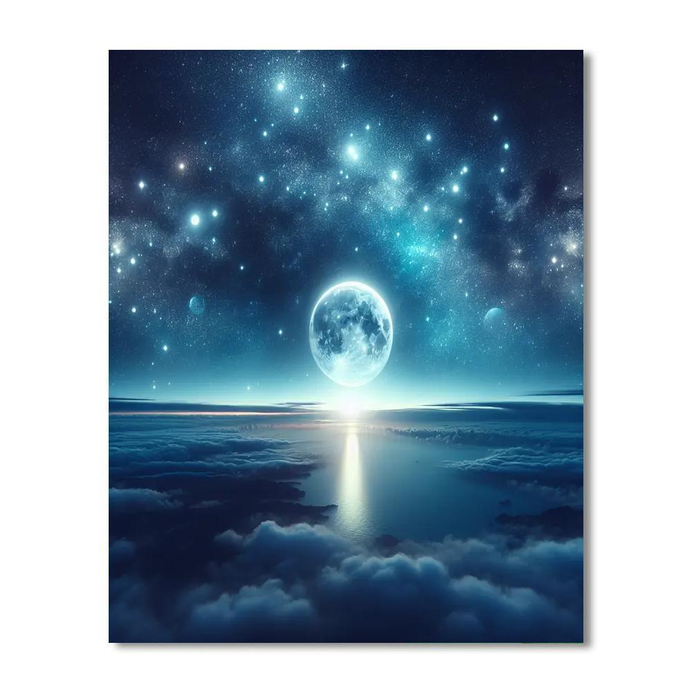 Sparkling Starlit Sky Paint By Numbers