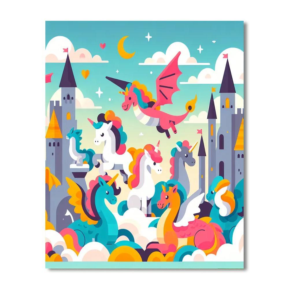 Mythical Creature Wonderland Paint By Number