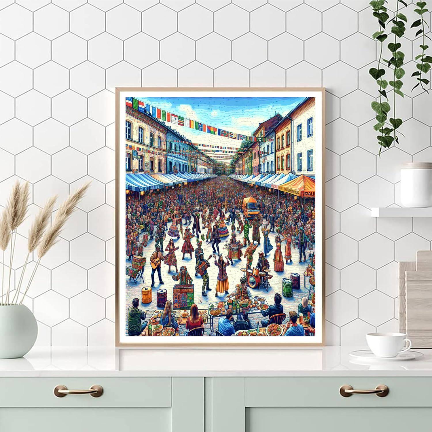 International Street Performers Festival Painting Number Kit