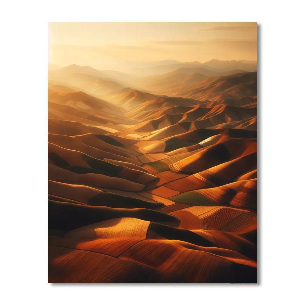 Countryside Quilt Painting Number Kit