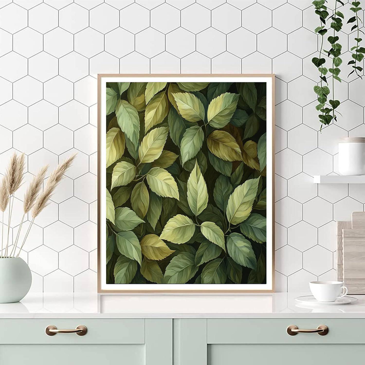 Leonardo Da Vinci Inspired Verdant Dreams  Paint By Number