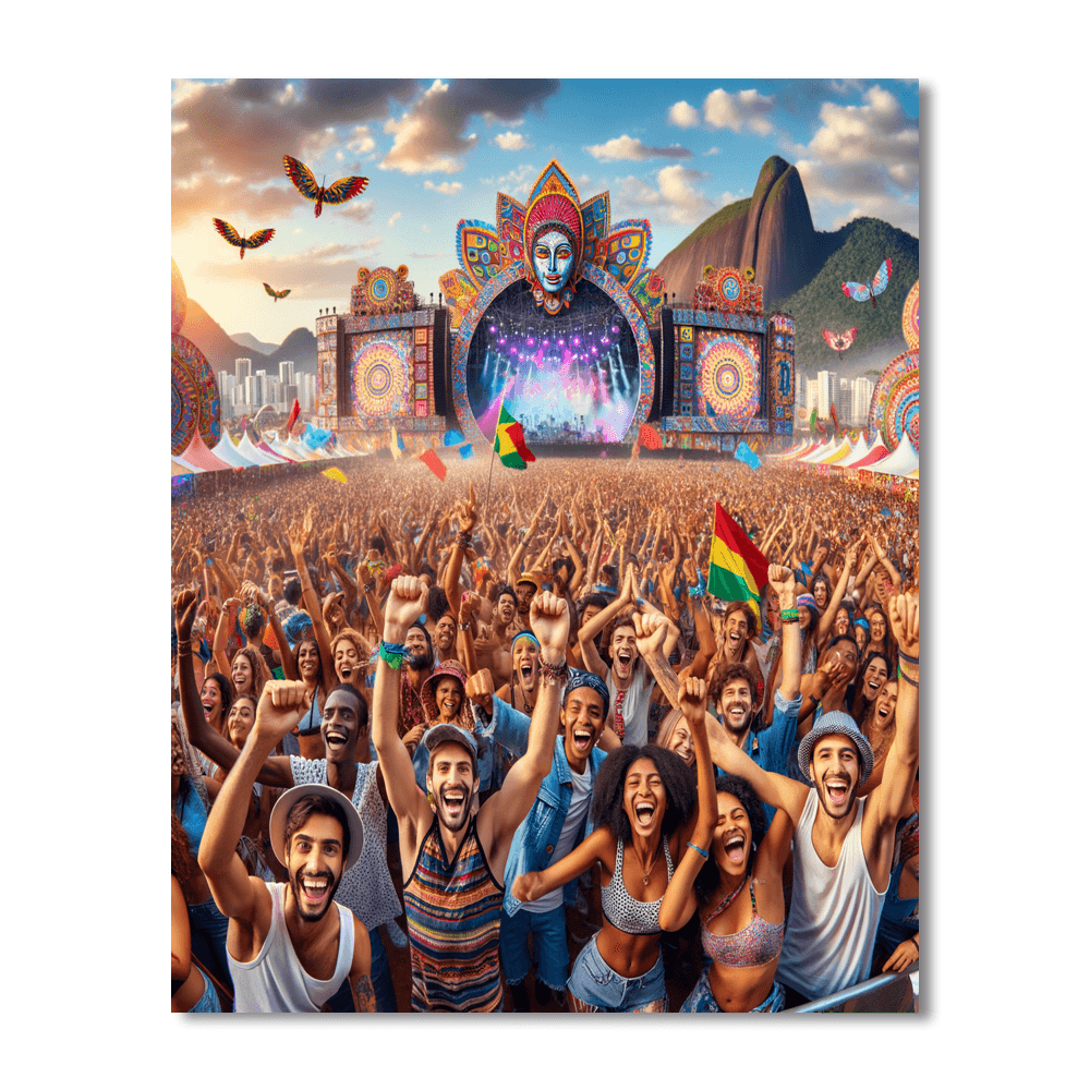 Lollapalooza - Brazil Paint By Number