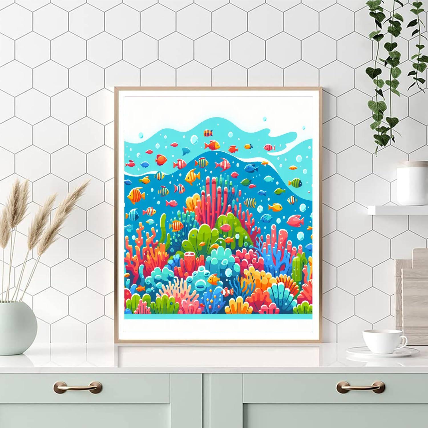 Ocean Reef Expedition Painting By Numbers Kit