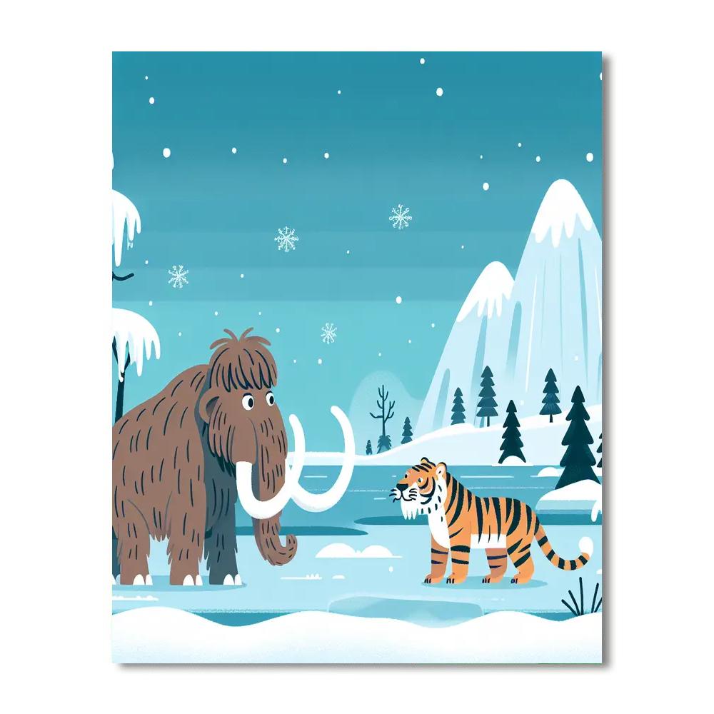 Ice Age Creatures Quest Paint By Number