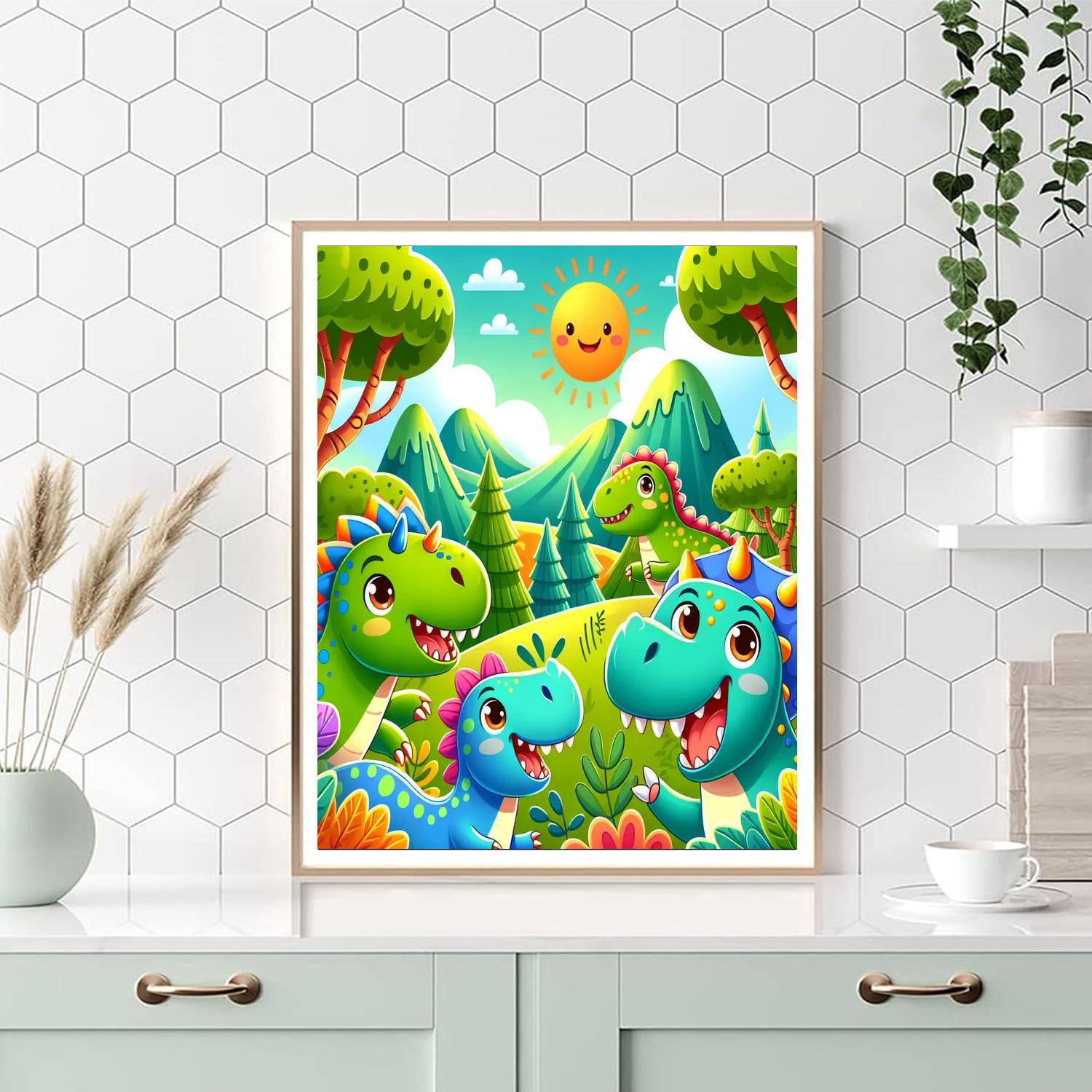 Dino Discovery Adventures Paint By Numbers Kits