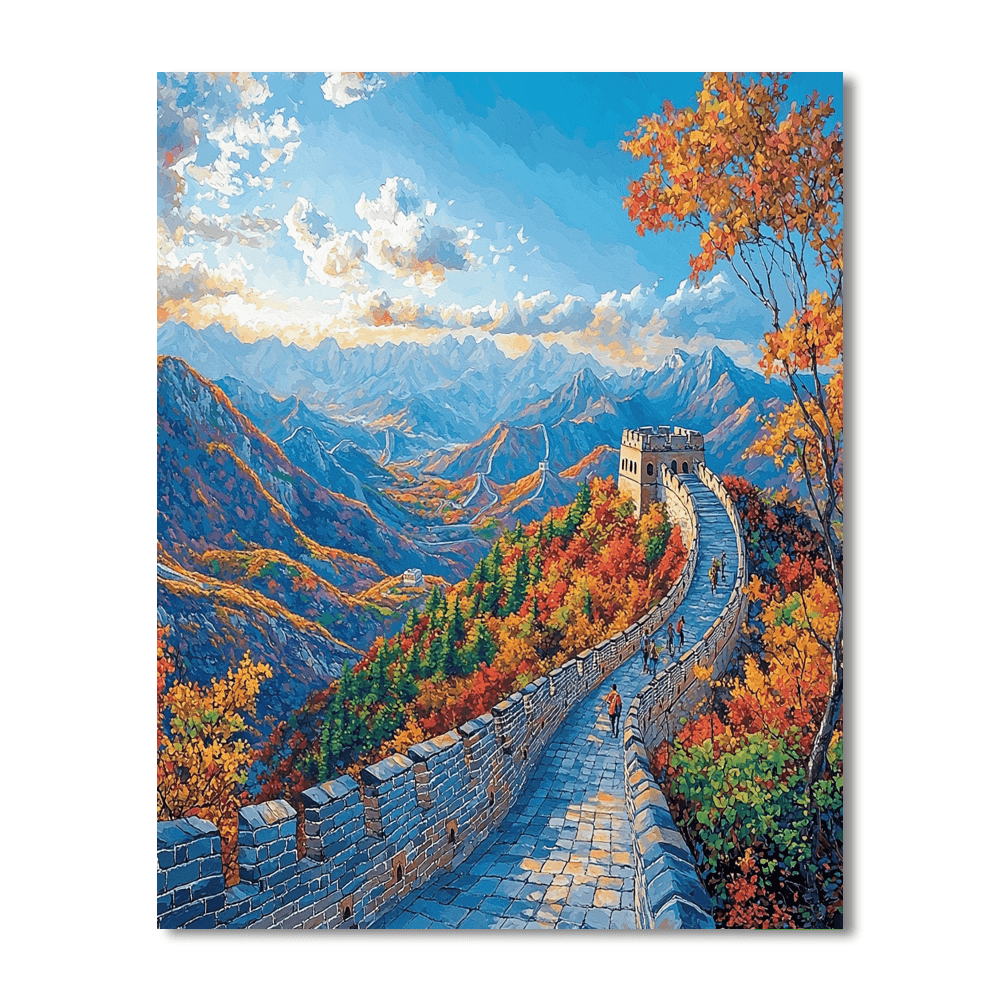 The Great Wall Of China DIY Paint By Numbers