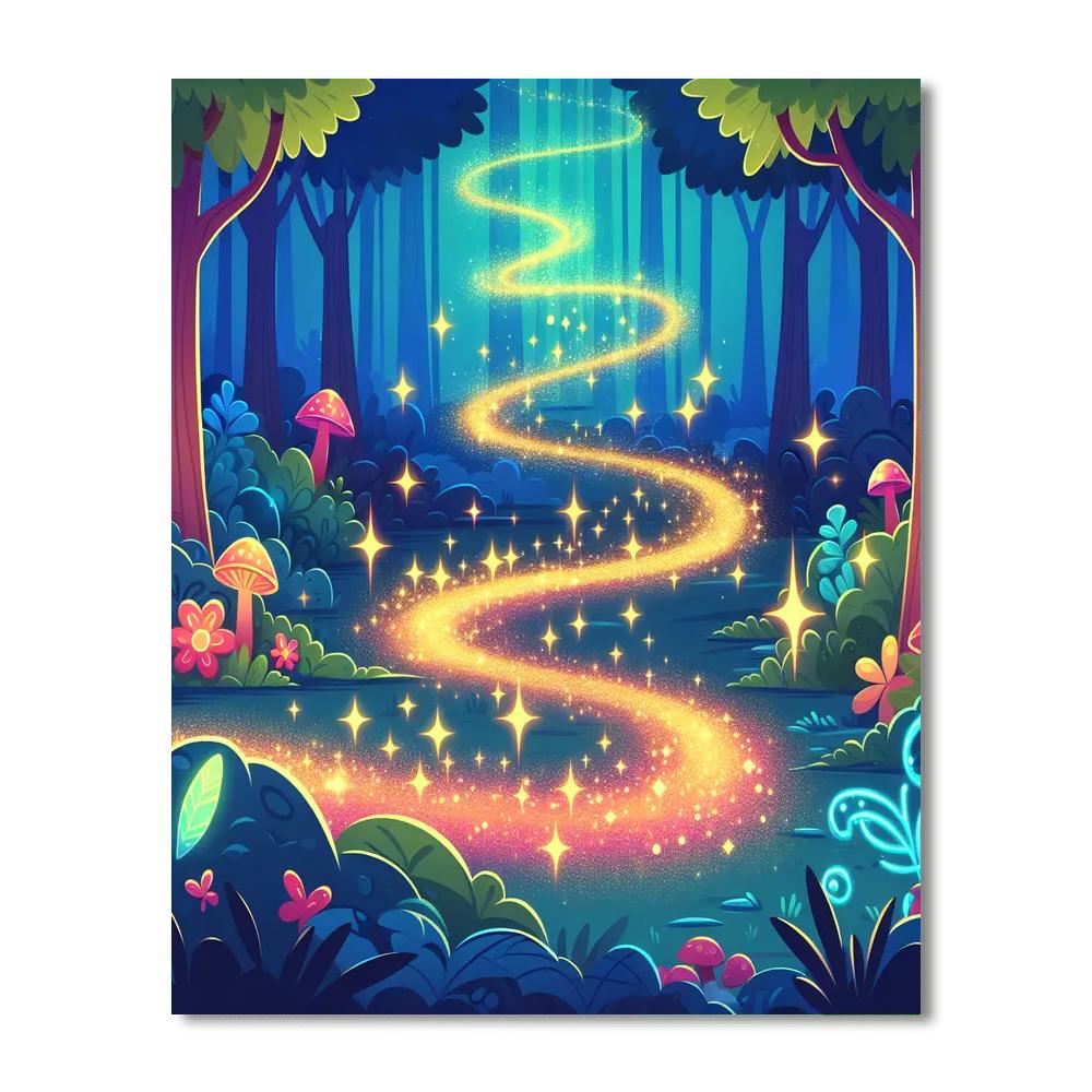 Pixie Enchanted Path DIY Paint By Numbers