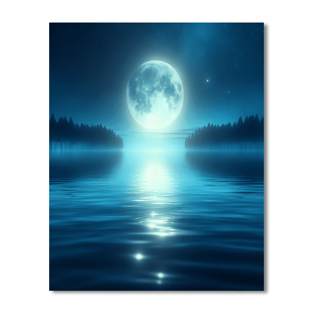 Lunar Serenity Painting By Numbers Kit