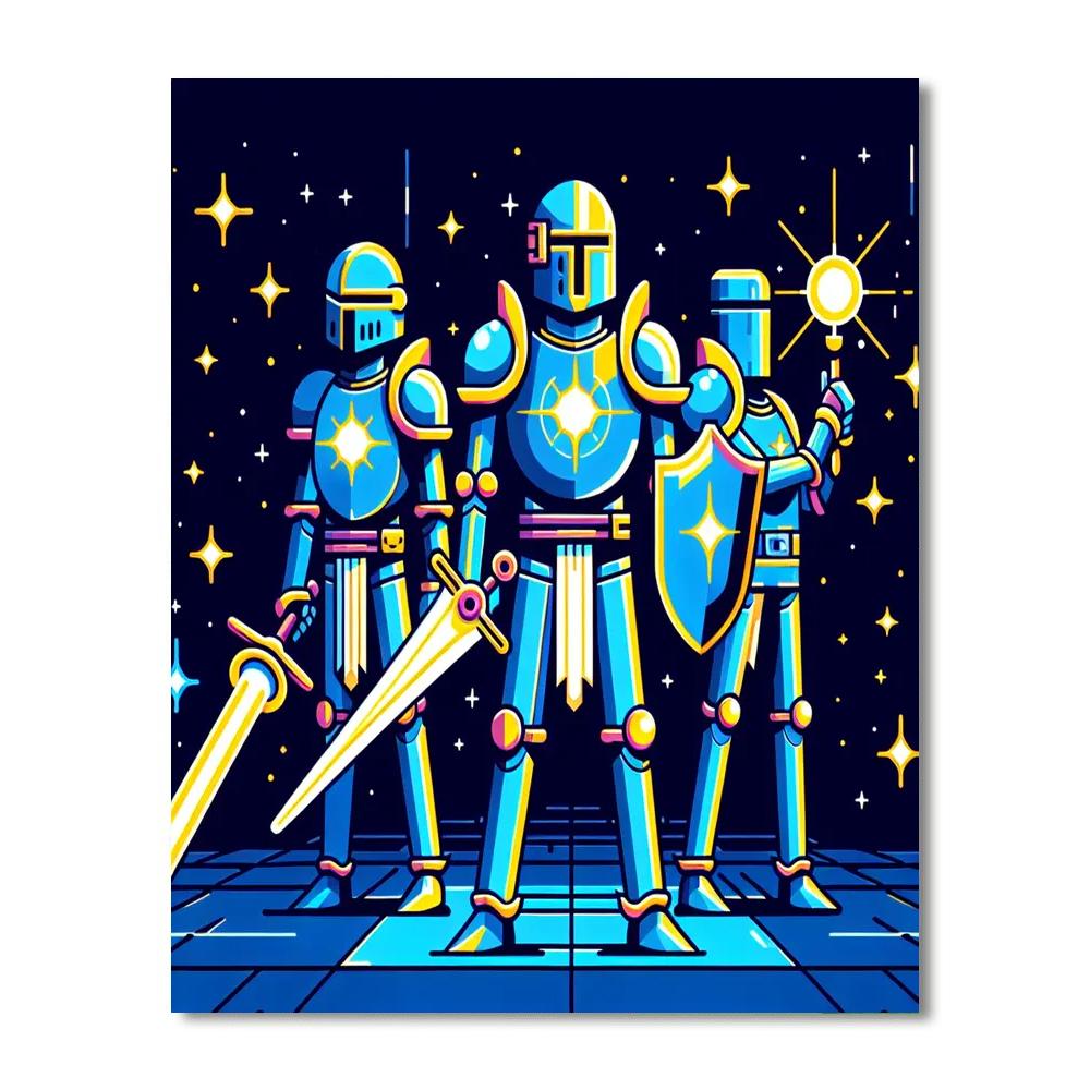 Heroic Space Knights Number Painting
