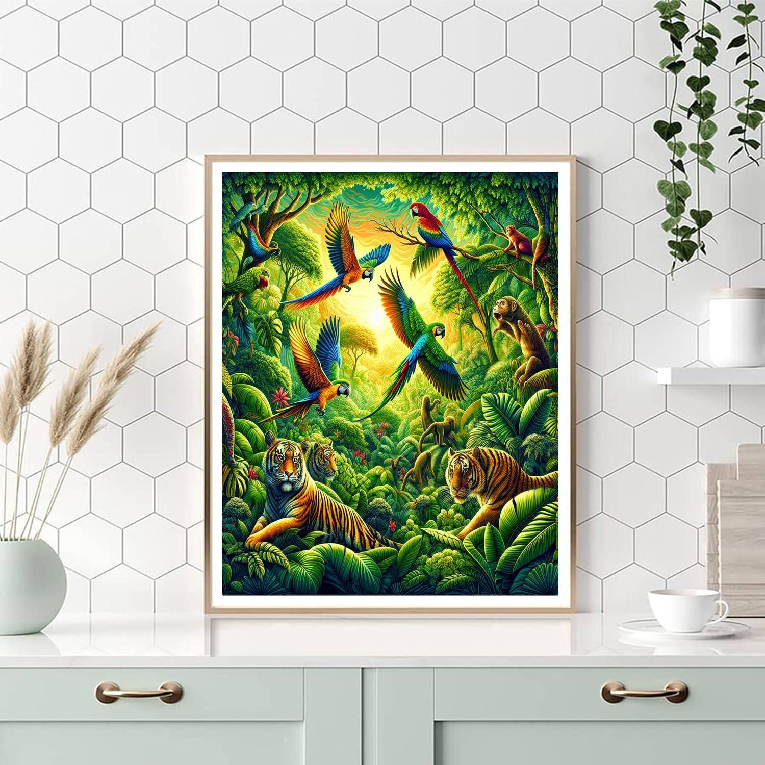 Captivating Jungle Adventure Paint By Number