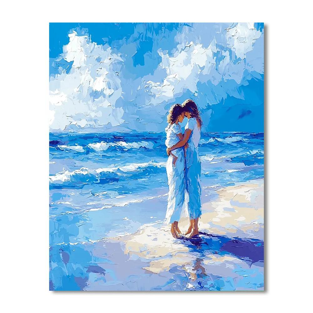 Embraced By The Ocean Paint By Numbers