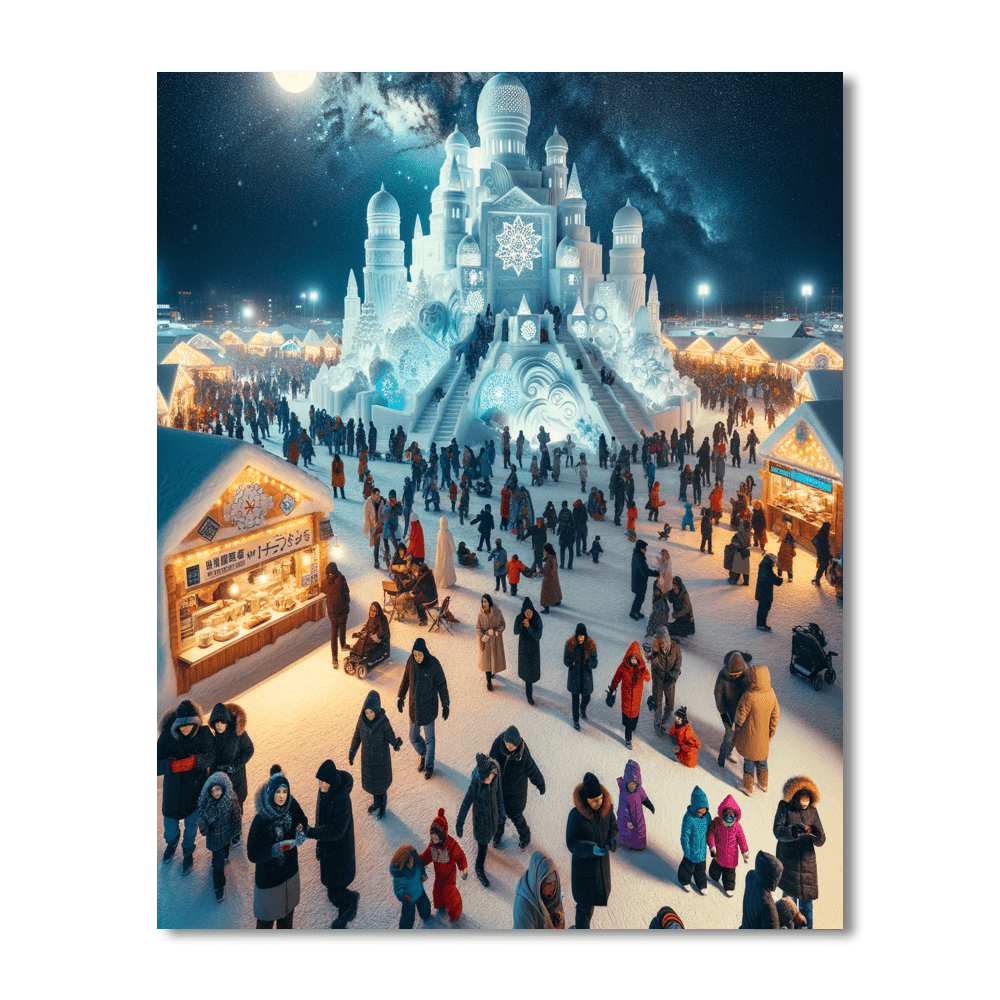 Sapporo Snow Festival - Japan Paint By Numbers Art