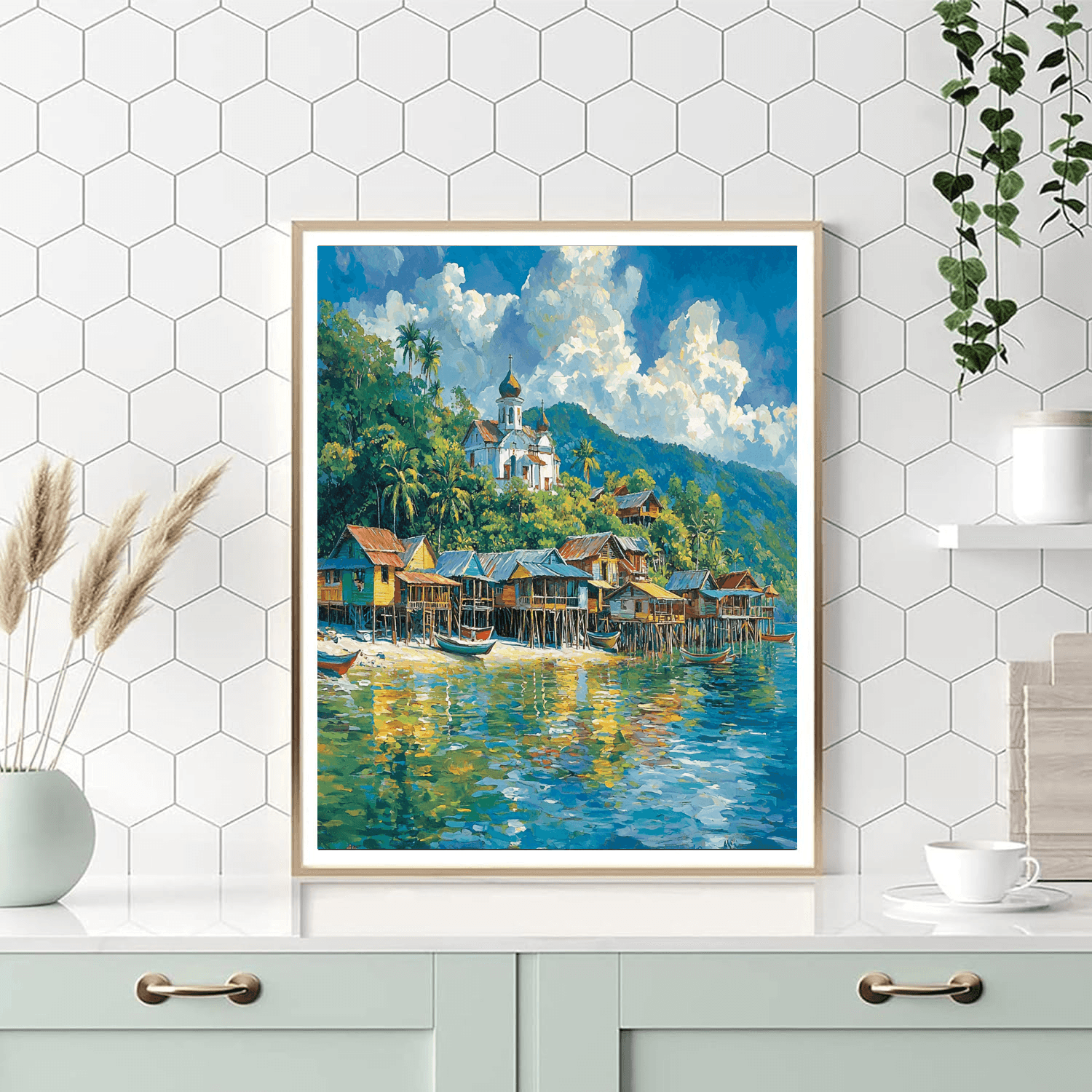 Chiloe Island DIY Paint By Numbers