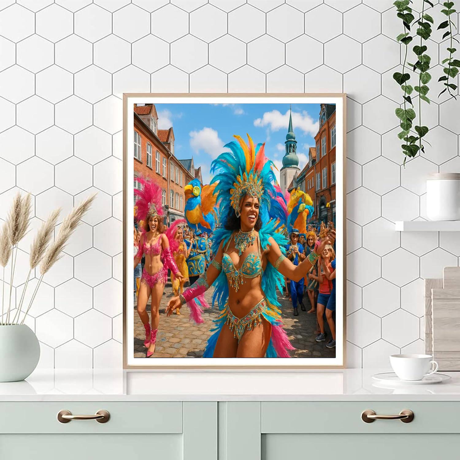 Carnival Of Aalborg - Denmark DIY Paint By Numbers