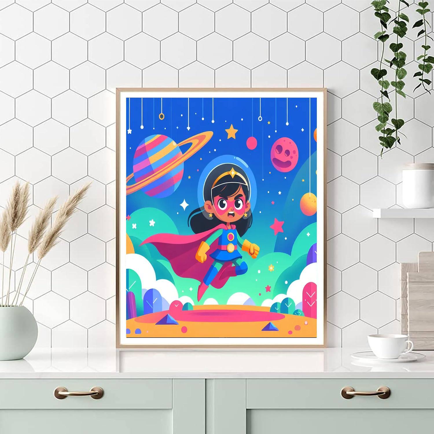 Superhero Mission Adventure Paint By Number