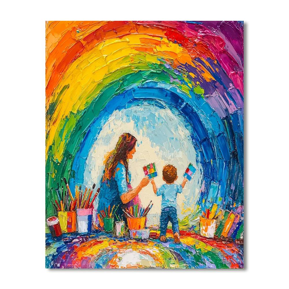Rainbow Of Joy Paint By Number