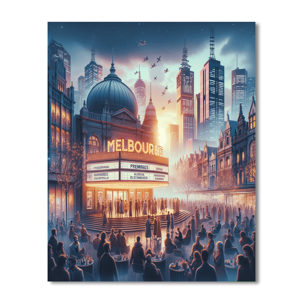Melbourne International Film Festival - Australia Numbered Painting Kits
