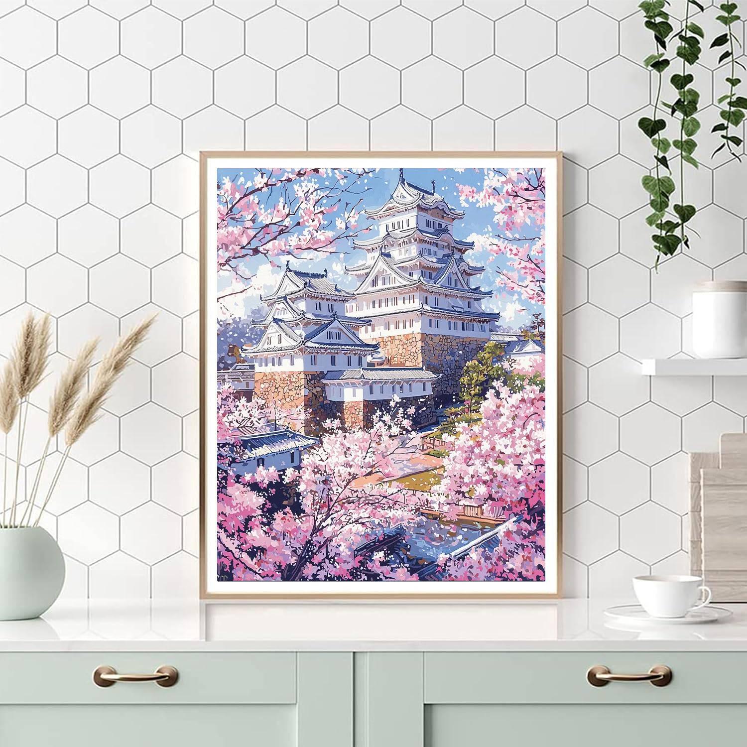 Himeji Castle Painting Number Kit