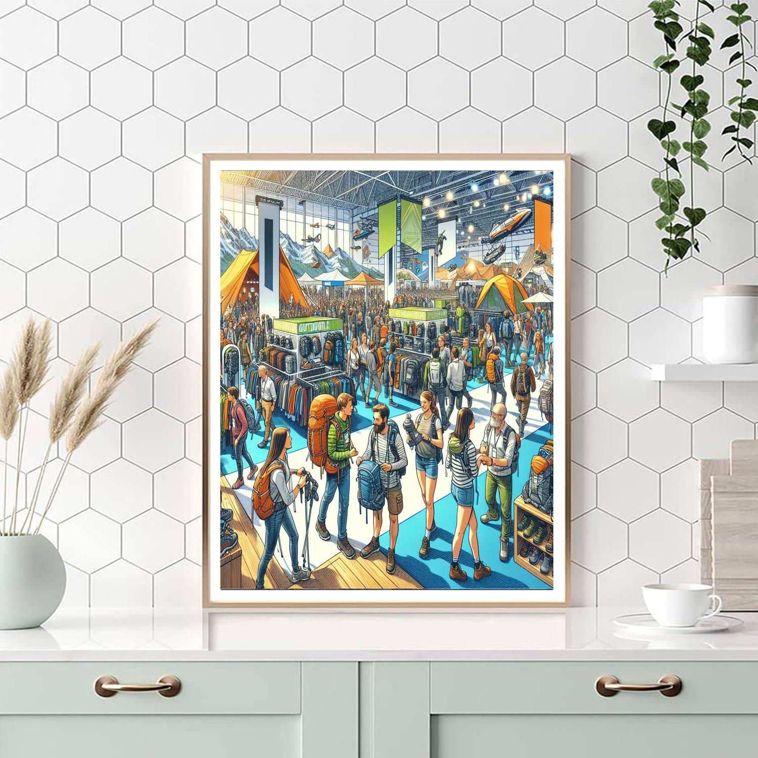 Oudoor Retailer Summer Market - Usa Paint By Numbers Art