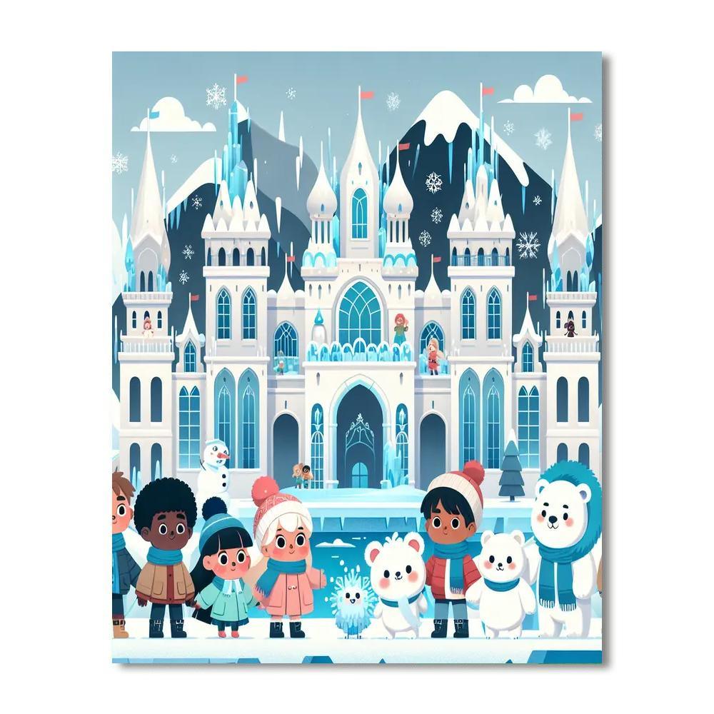 Journey To The Ice Palace Paint By Color