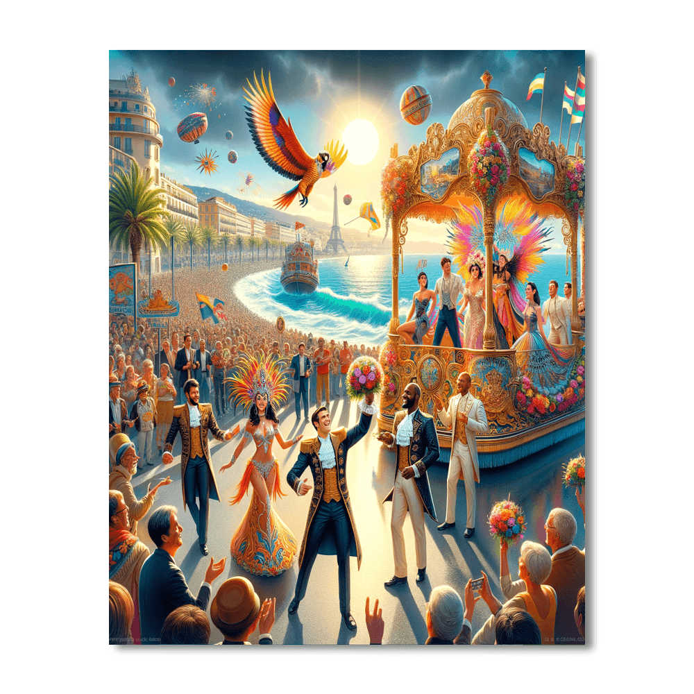 Carnival Of Nice - France Paint By Number