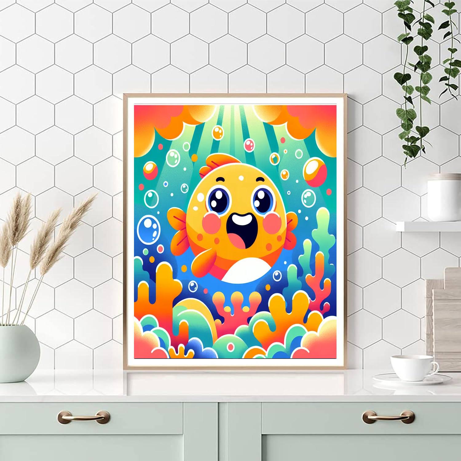 Giggly Fish Paint By Numbers Kits