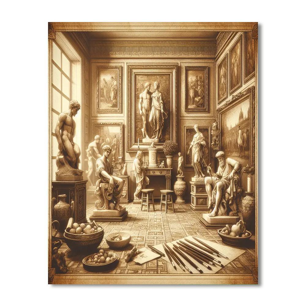 Renaissance Cultural Elegance Paint By Number