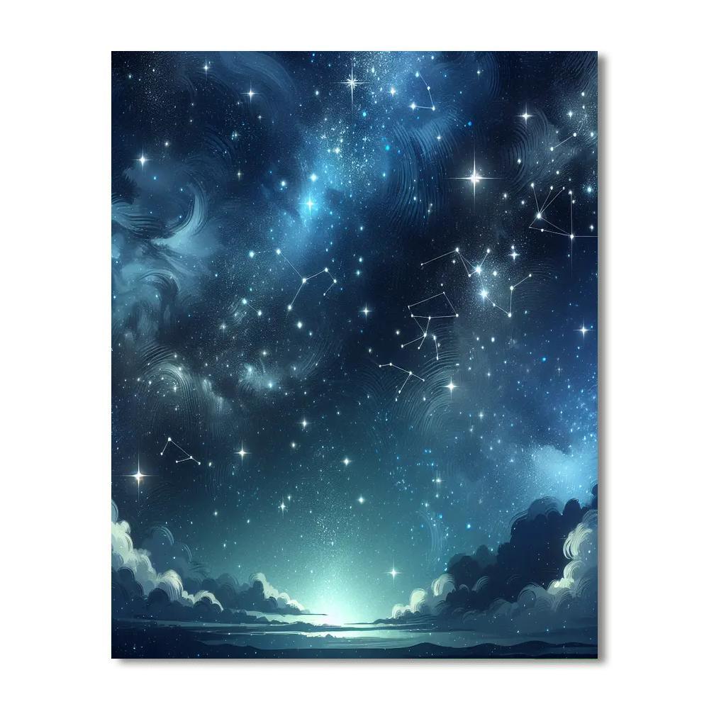 Starlit Symphony Numbered Painting Kits