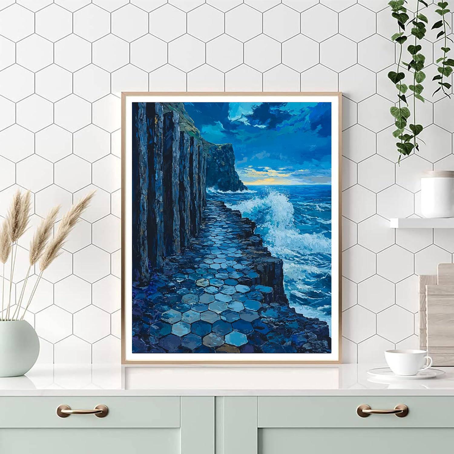 Giant's Causeway - Antrim, Northern Ireland DIY Paint By Numbers