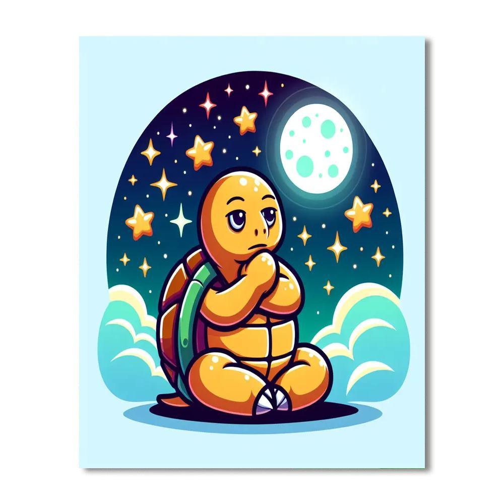 Wise Tortoise Paint By Numbers Art