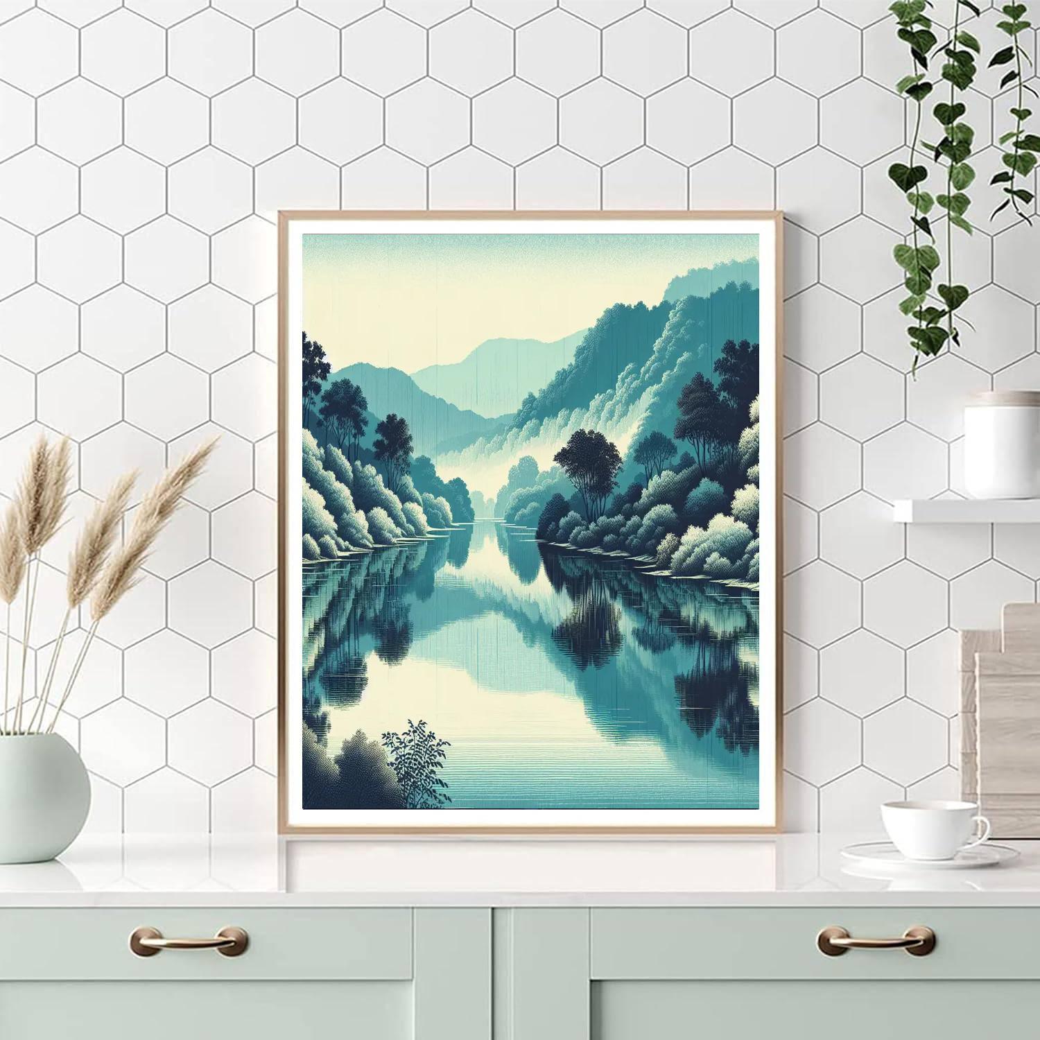 River Of Reflections Paint By Numbers