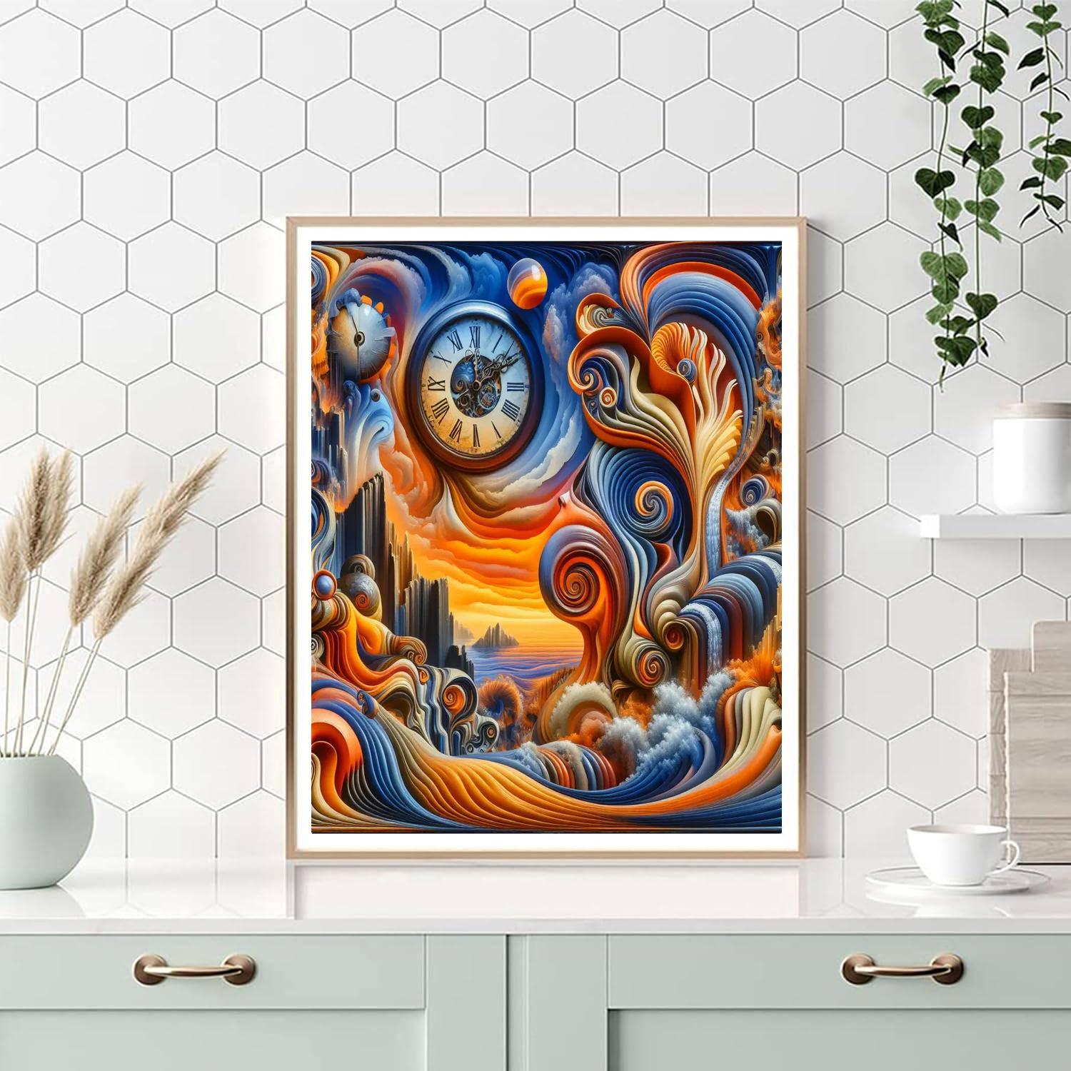 Surreal Dali-esque Dreamscape Paint By Numbers Kits