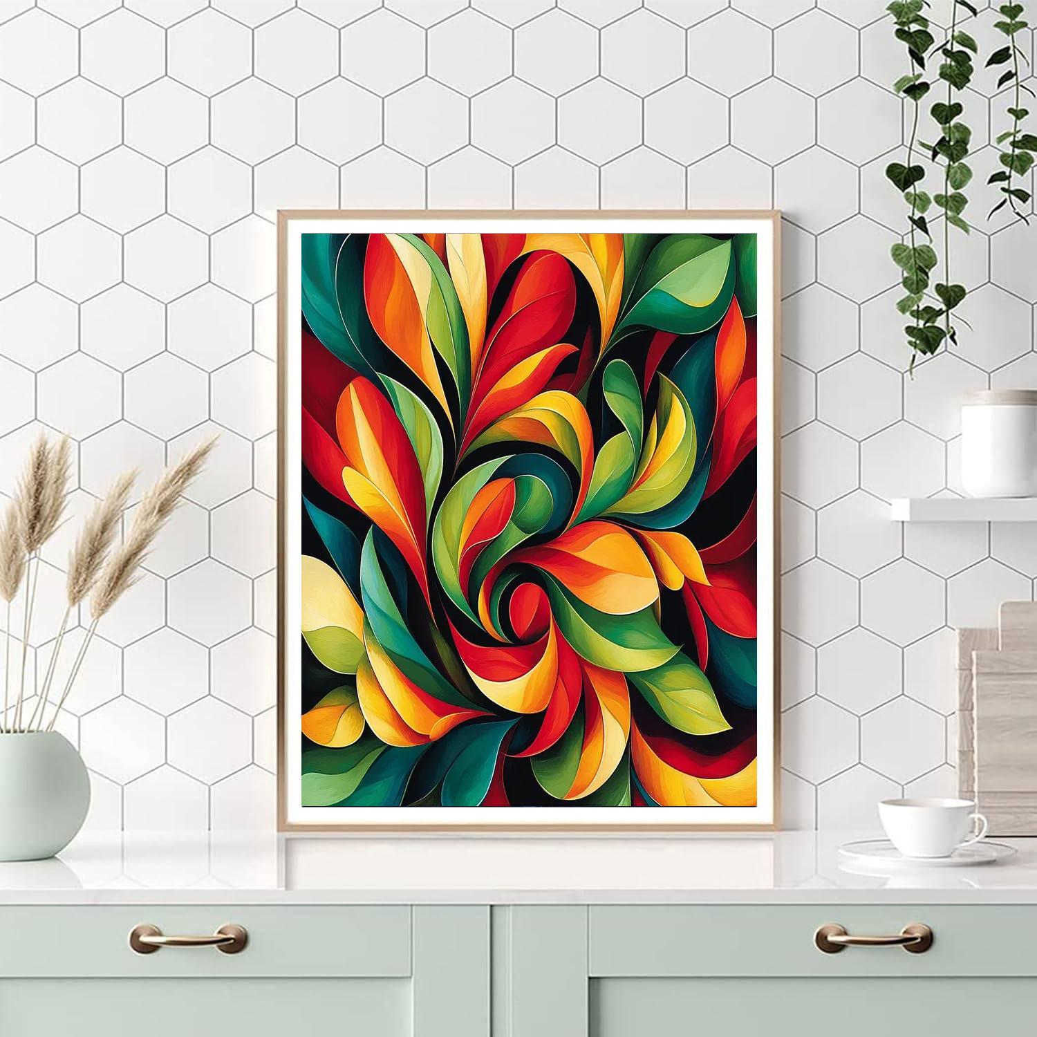 Frida Kahlo Inspired Harmonious Whirls  Painting Number Kit