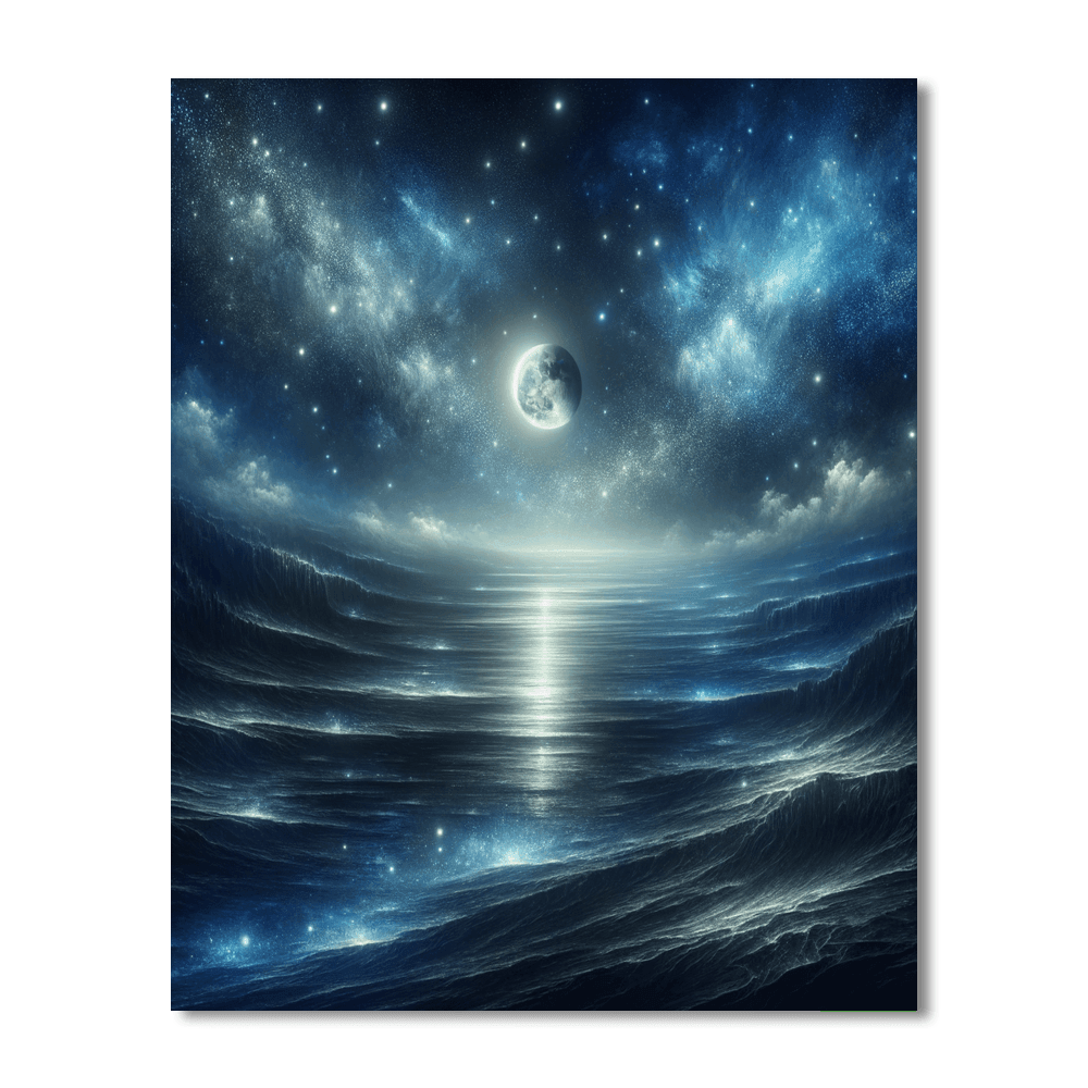 Midnight Serenade DIY Paint By Numbers