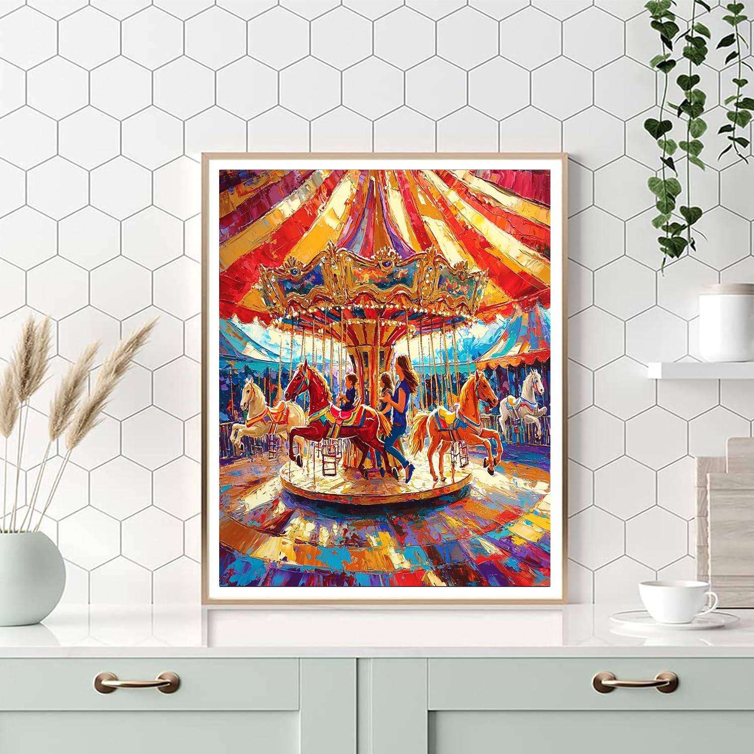 Carousel Dreams Paint By Numbers